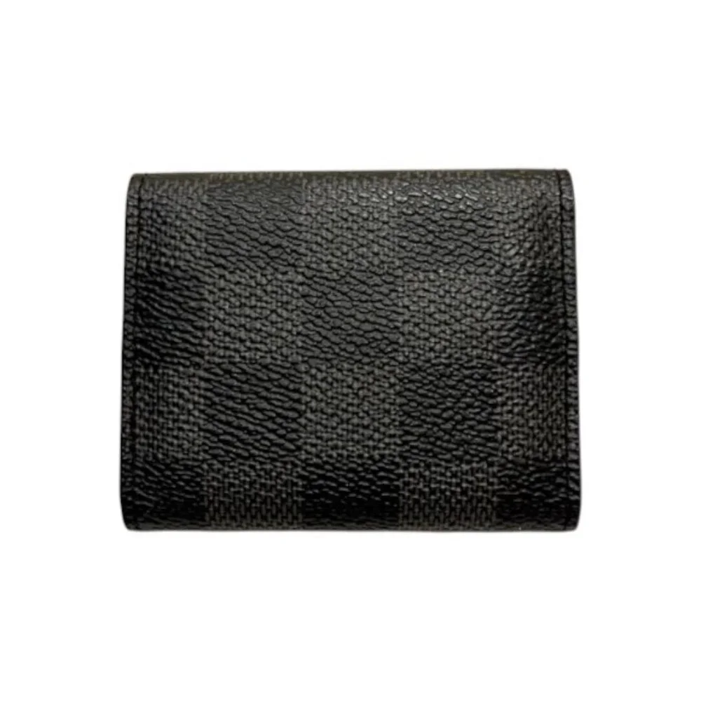 Louis Vuitton Damier Graphite Cufflinks Earrings Case Travel Pouch